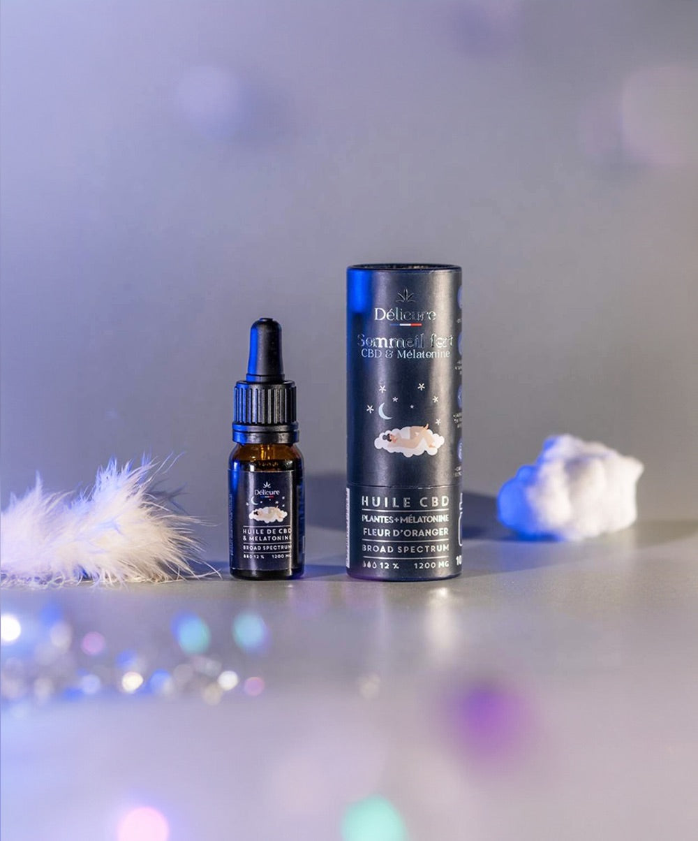 les huiles de cbd de délicure sont riches en cbd à spectre large (braod spectrum), l'effet d'entourage des différents cannabinoïdes augmentent l'effet anti-stress de ces huiles de cbd