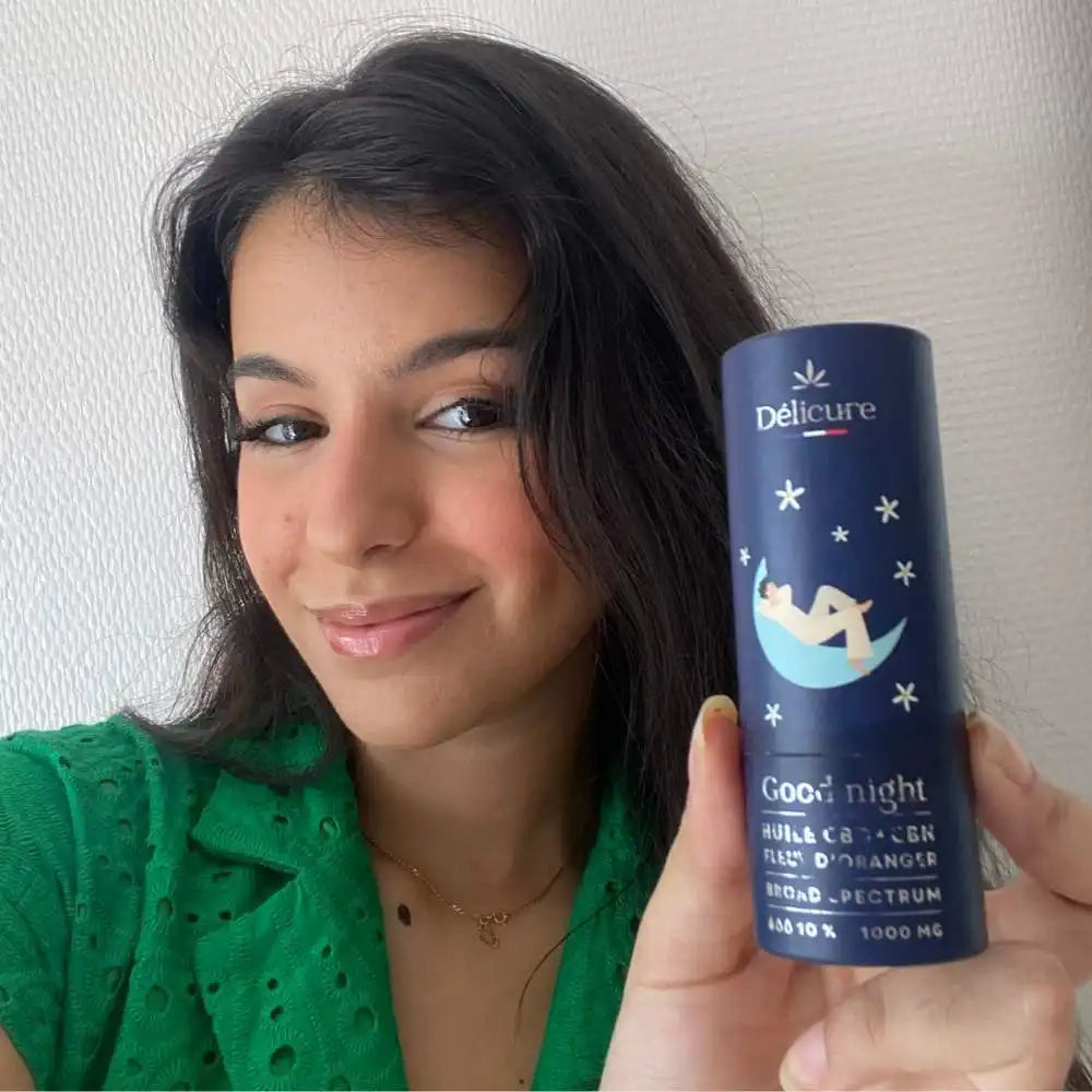 Huile de CBD CBN bio Sommeil 1000mg - Délicure