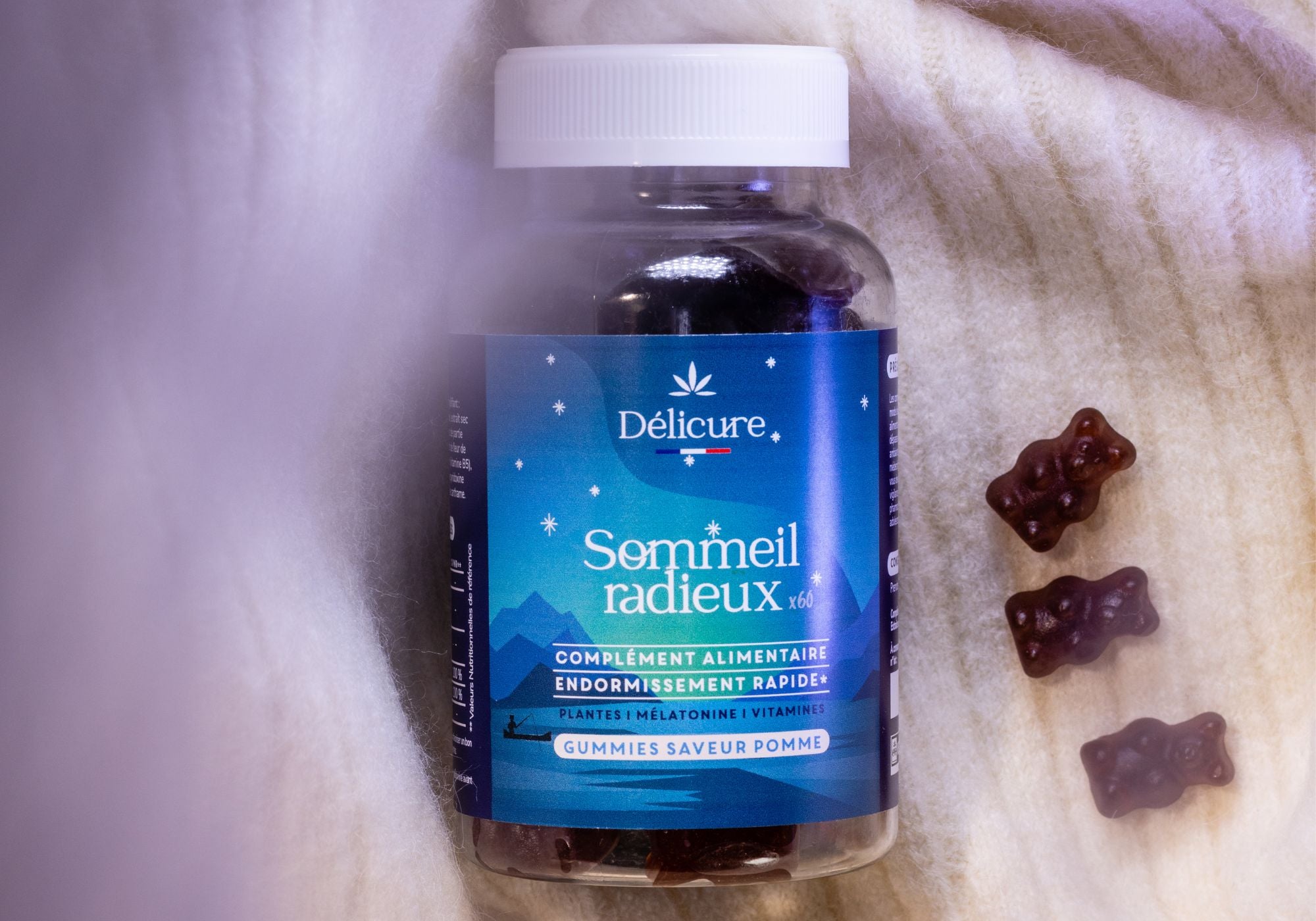 Chaque retour client est identique, les gummies sommeil favorisent l'endormissement avec leur composition riche en mélatonine et vitamines