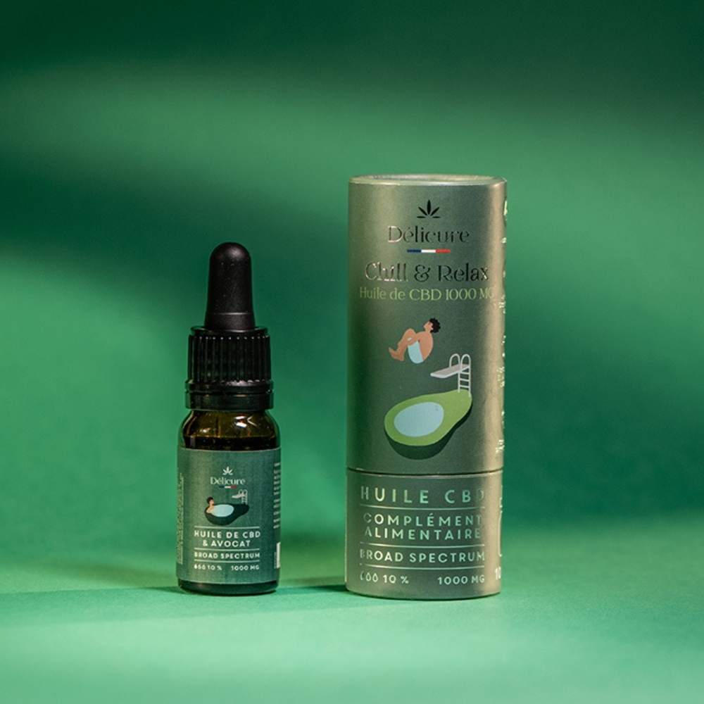 Huile de CBD Bio 1000mg - Délicure