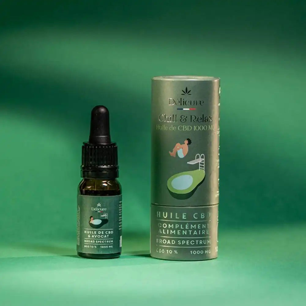 Huile de CBD Bio 1000mg - Délicure