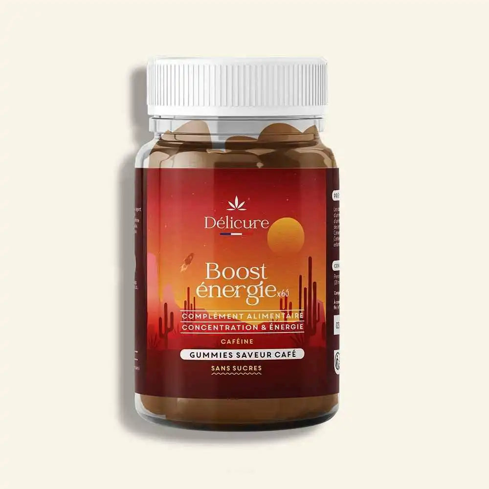 Gummies Caféine Boost énergie - Délicure