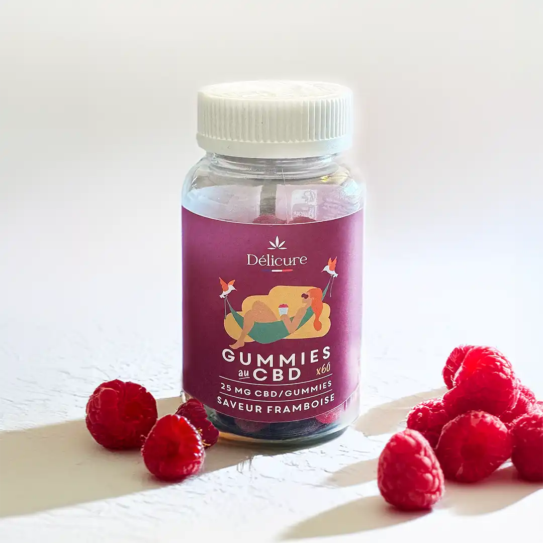 Gummies CBD Framboise - Délicure