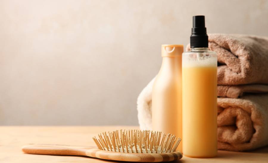 Natural care to maintain hair.