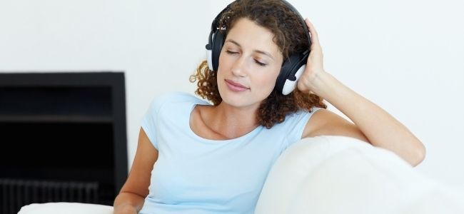 Listen to soft music to relax!