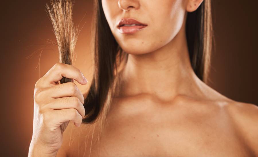 Split ends, a hair problem.